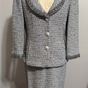 St. John Couture Skirt Suit 10